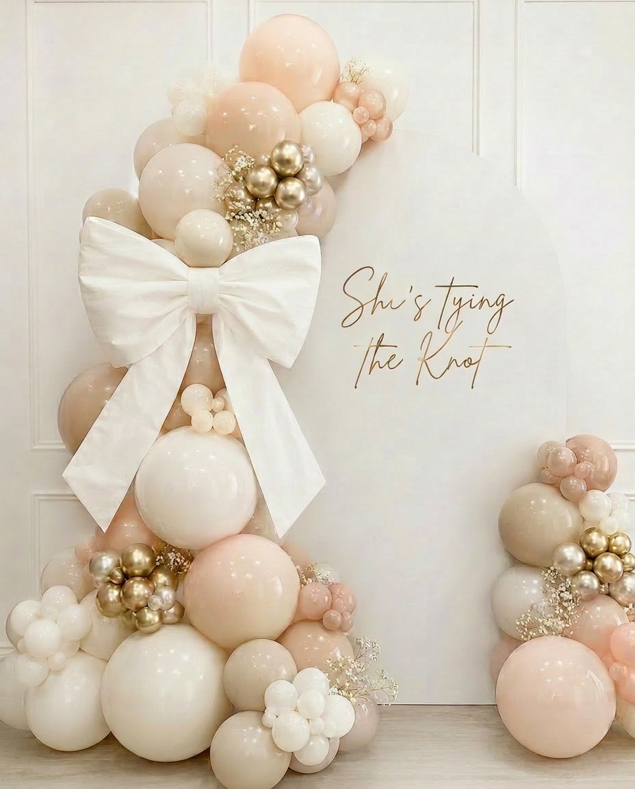Beautiful balloon installation