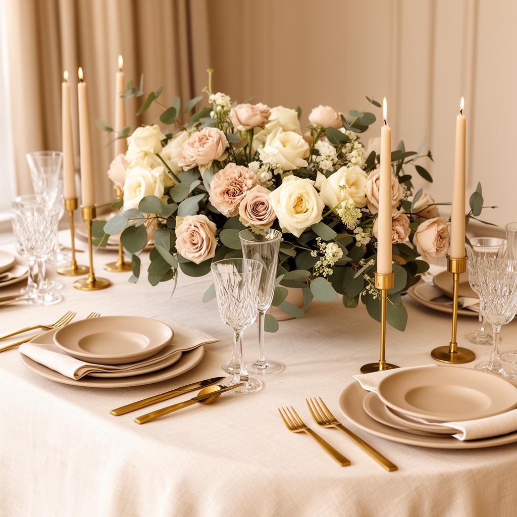 Elegantly styled event table